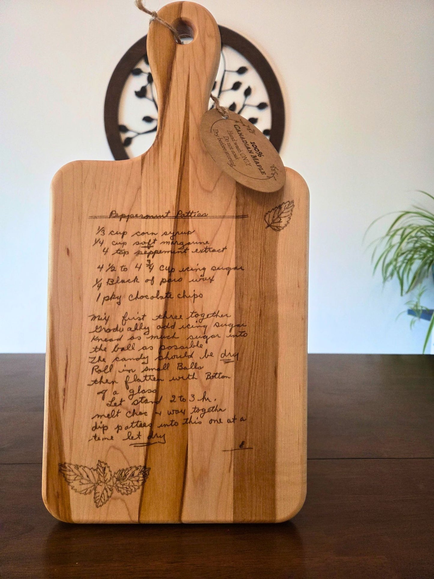 Recipe cutting board